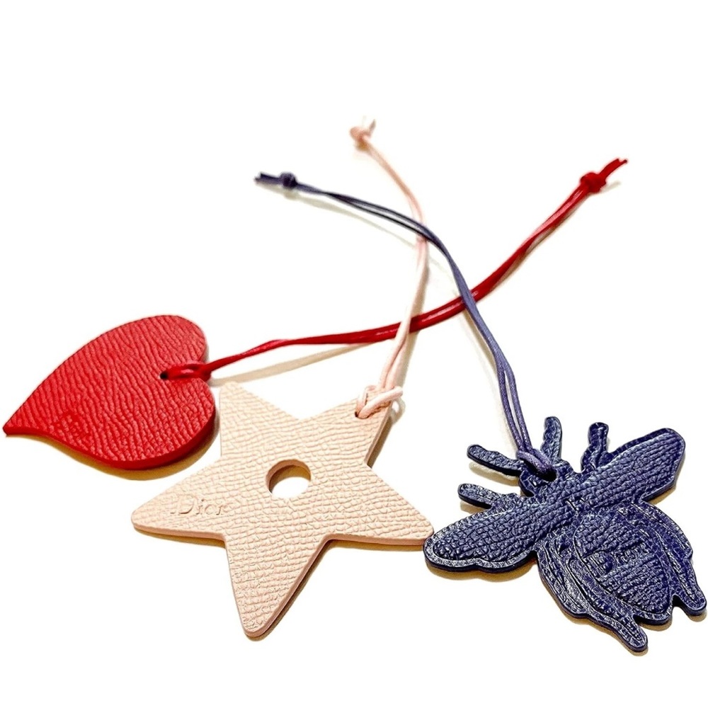 Dior Limited Edition Leather Bag Charms Set Made in Japan GWP - Picture 4 of 7